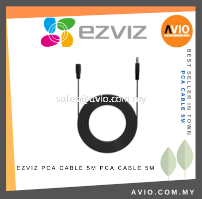 Ezviz PCA DC Power Extension Cable 5 Meter 5M DC Plug Male to Female Outer 5.5mm Inner 2.5mm PCA Cable 5M