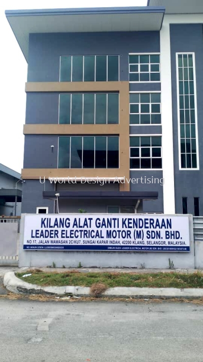 POLYCARBONATE SIGNBOARD KILANG ALAT GANTI KENDERAAN AT SUNGAI KAPAR INDAH, PELABUHAN PORT KLANG, SHAH ALAM, KAJANG, BALAKONG, SERI KEMBANGAN, CHERAS, PUCHONG, SUNGAI LONG