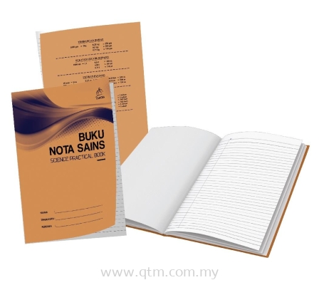 KRAFT COVER SCIENCE PRACTICAL BOOK ( BUKU NOTA SAINS )