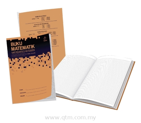 KRAFT COVER MATHEMATICS BOOK (BUKU MATEMATIK)