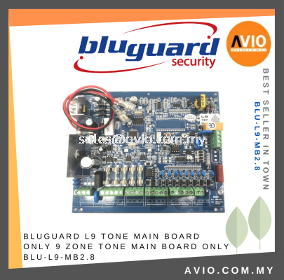 Bluguard House Home Alarm L9 Tone Main Board Only 9 Zone Alarm Trigger Can Not Control by Mobile Phone BLU-L9-MB2.8