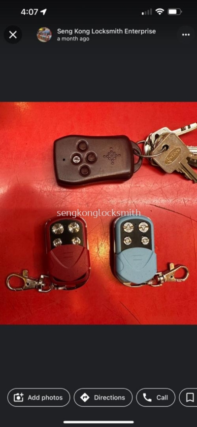 duplicate auto gate remote control 