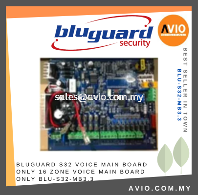 Bluguard House Home Alarm S32 16 Zone Voice Main Board Only Phone Control when Trigger BLU-S32-MB3.3