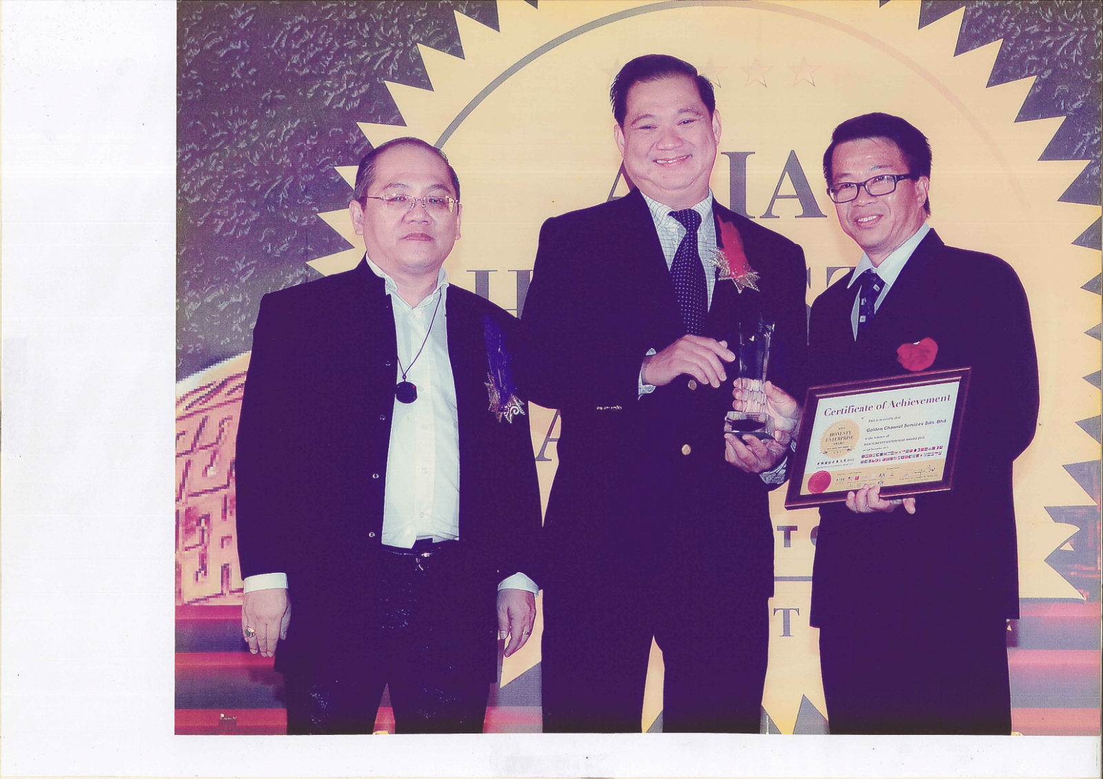 ASIA HONESTY ENTERPRISE AWARS 2013