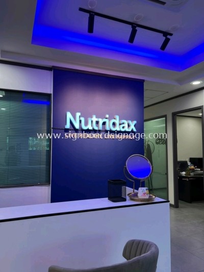 Nutridax - Live Healthy, Live Happily - Indoor 3D LED Frontlit without Base Sigange - Seputeh