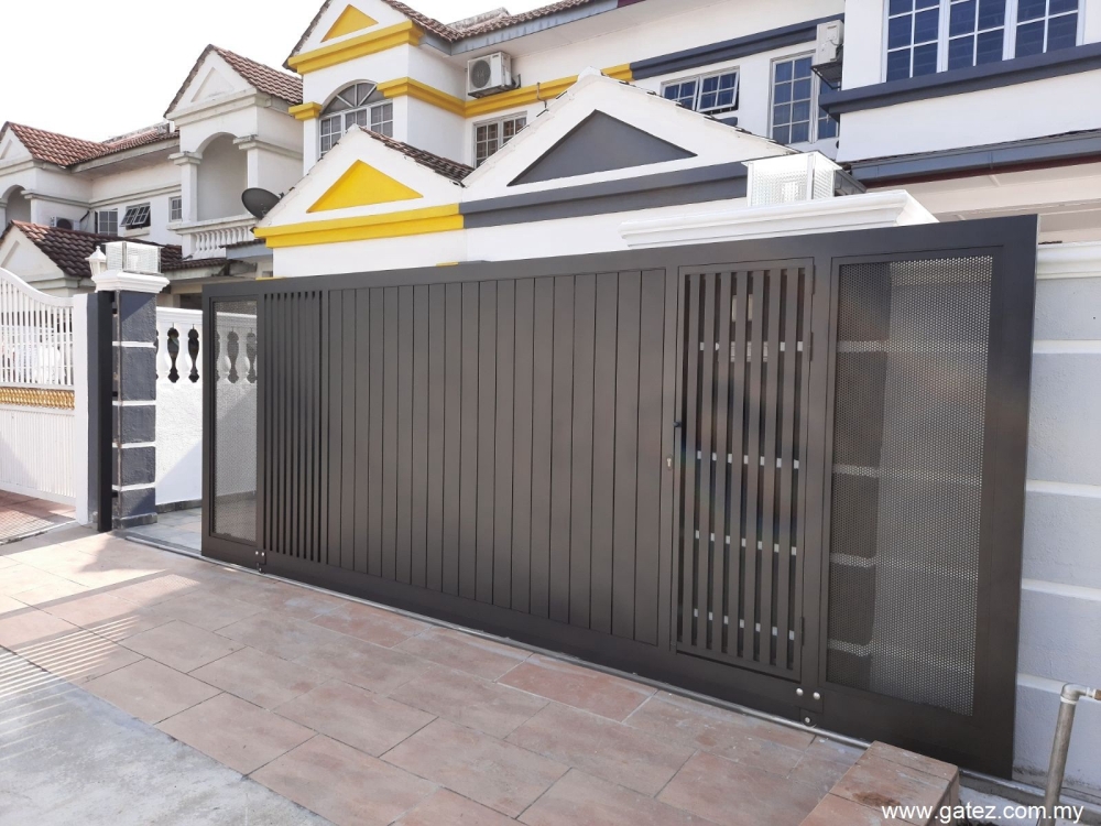 Aluminium Sliding Gate Design Sliding Gate - Johor / Johor Bahru Gate ...