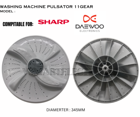 DWF-900S SHARP DAEWOO WASHING MACHINE PULSATOR (34.5CM) 11GEAR