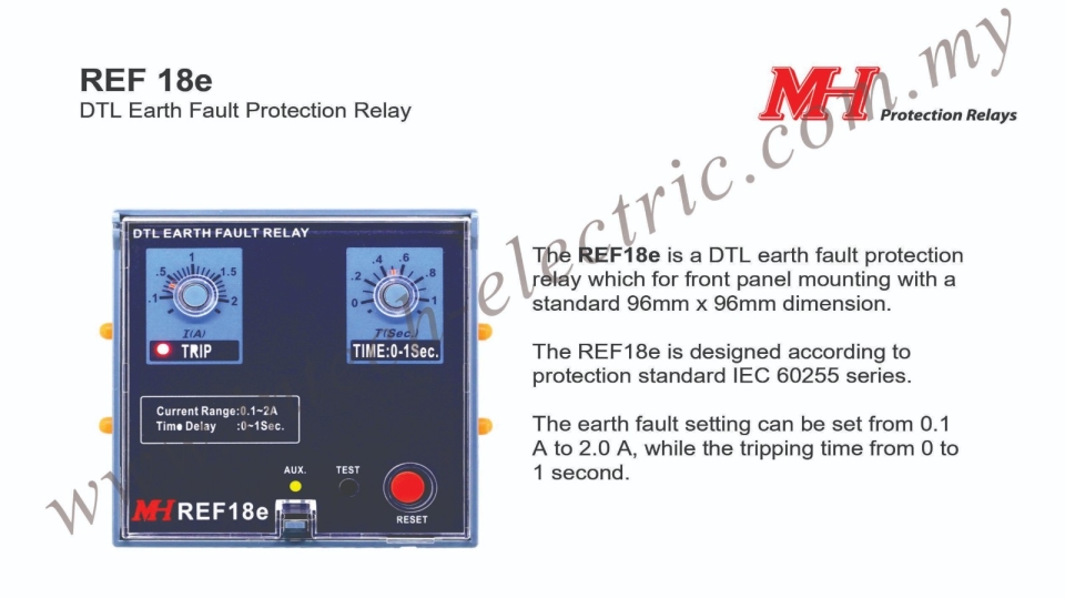 MH REF18e MH Protection Relay Protection Relay