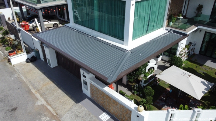 Pu Foam Metal Deck Ceiling Awning Refeerence In Melaka