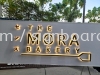 The Mora Bakery 3D EG Box Up LED Backlit Lettering At Shah Alam 3D EG BOX UP SIGNBOARD