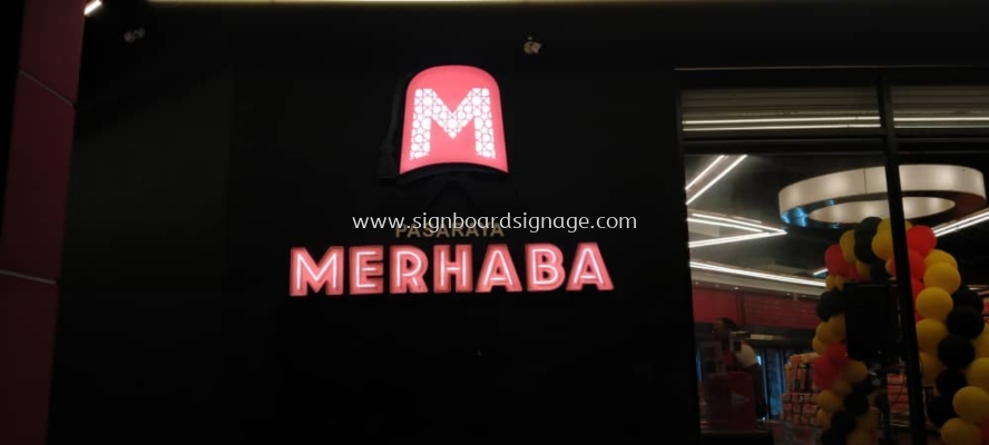 Indoor Signage # Led Signboard #Signboard Shopping Mall # Sunway Pyramid Signboard # Aluminium Box Up Led Frontlit Signboard #  Event Signage 