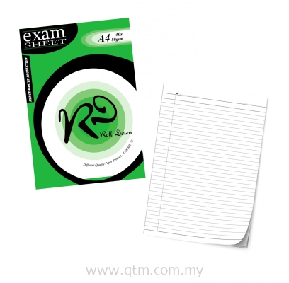 RULED FOOLSCAP PAPER 80GSM 40'S