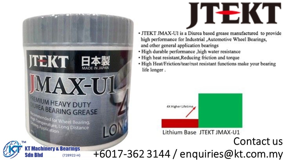 JTEKT Premium Heavy Duty Diurea Bearing Grease model JMAX-U1