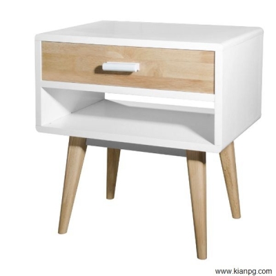 HOLLYWOOD Night Stand White  Natural