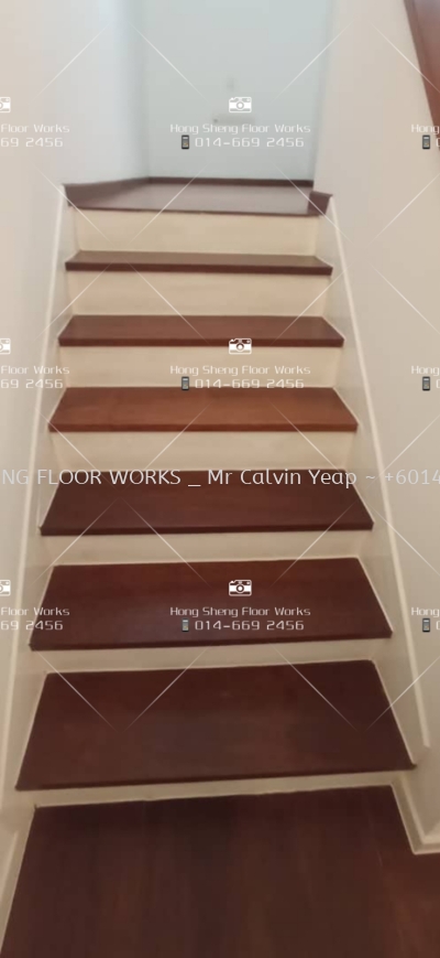 Staircase Timber Floor Polish 