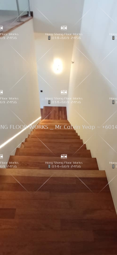 Staircase Timber Floor Polish 