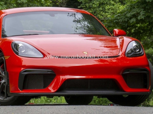 PORSCHE 718 / 982 BOXSTER / CAYMAN 2016 ABOVE GT4 STYLE FRONT BUMPER 