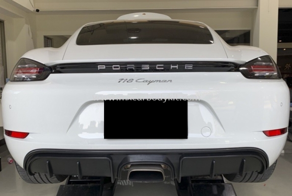 PORSCHE CAYMAN / BOXSTER 718 / 982 2016 ABOVE GT4 STYLE REAR DIFFUSER 