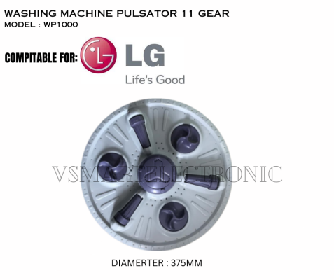 WP1000 LG WASHING MACHINE PULSATOR 37.5CM 11GEAR