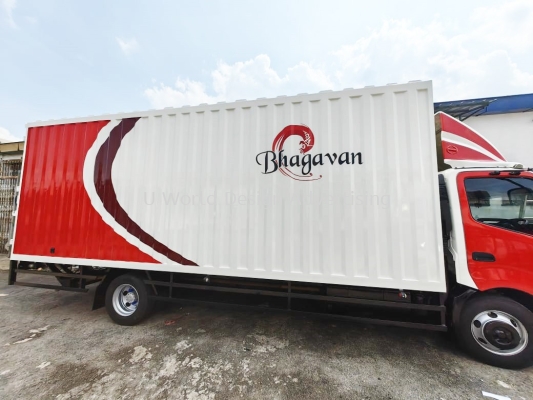 BHAGAVAN ENTERPRISE LORRY HAULAGE TRUCK INKJET UV STICKER AT SUBANG JAYA, PETALING JAYA, SHAH ALAM, PUCHONG, KLANG, CHERAS, BALAKONG