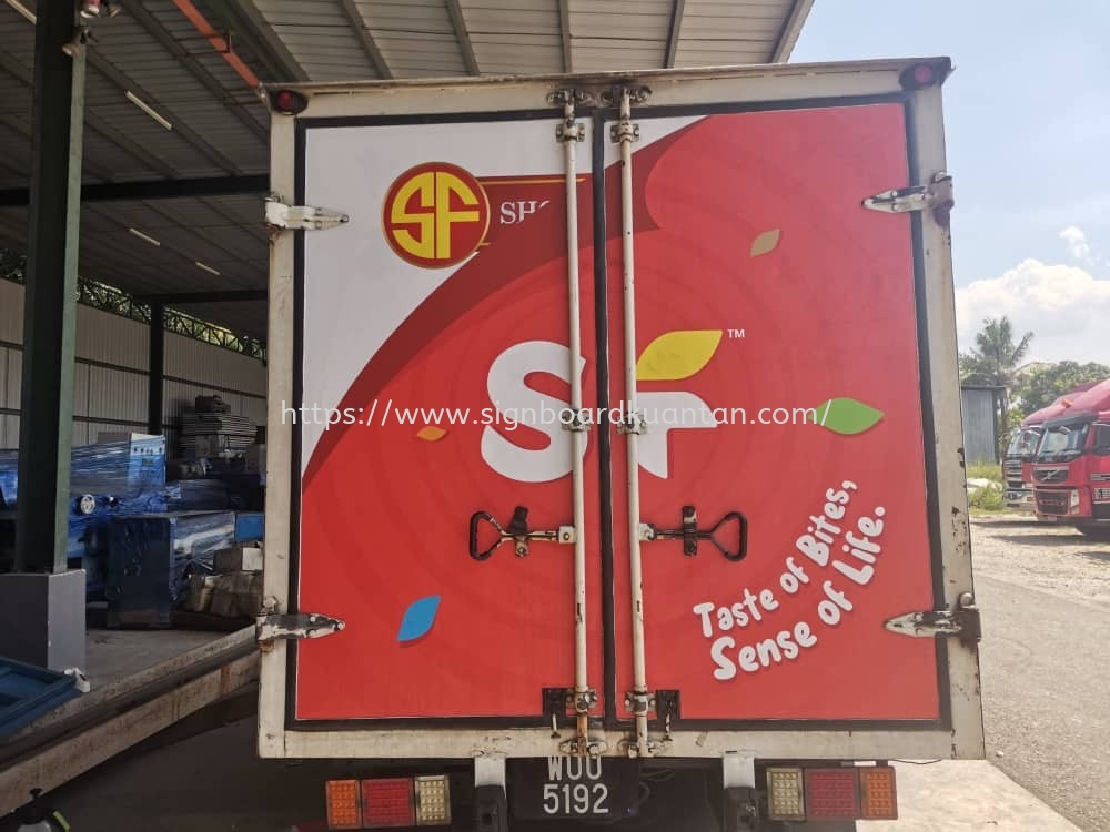 SOON FATT TRUCK LORRY & VAN STICKER PRINTING HIGH QUALITY WATERPROOF AT