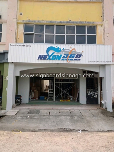 Signboard # Signcraft # 3D Led Signboard# Led Frontlit#  Signboard Aluminium Panel # Signboard Kedai Gunting Rambut# Signboard Restaurant# Lighting Signcraft# Auto Spa Signage# 