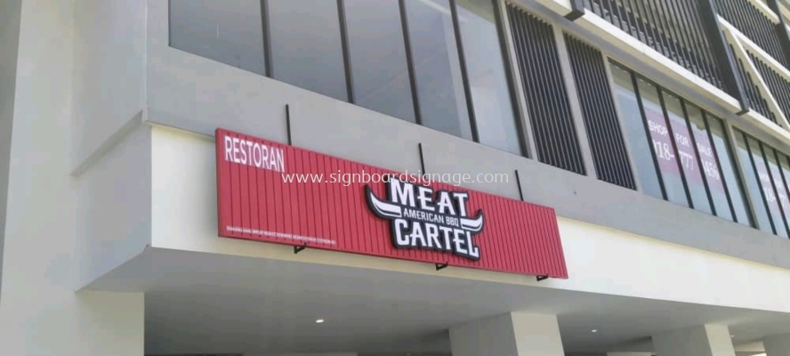 Signboard 3D#Signcraft# Led Frontlit Signage# Aluminum Signage# Signboard Farmasi# Signboard Restoran# Cafe Signage# 