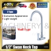 ISANO 8200SI / 8200SS 1/2" Swan Neck Tap (Wall / Pillar Type) Bathroom/Kitchen Appliances / Accessories Home Improvement