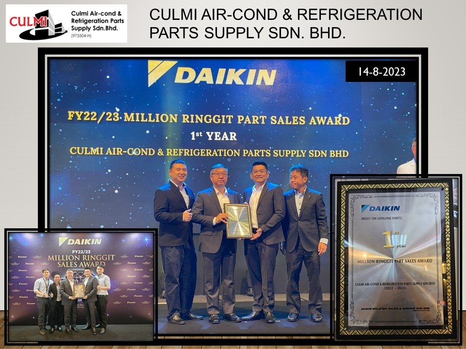 DAIKIN FY22/23 MILLION RINGGIT SALES AWARD GALA DINNER CUM AWARD PRESENTATION (14-8-2023)