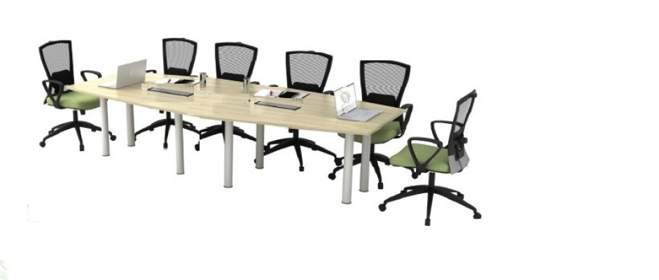 Boat shape conference table AIM3012B