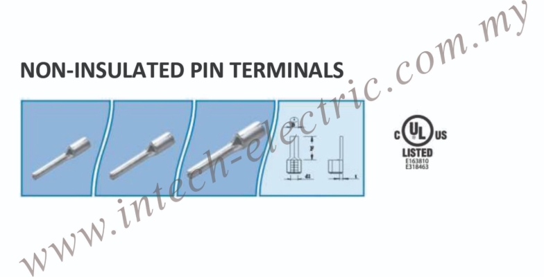 Non-Insulated Pin Terminals 