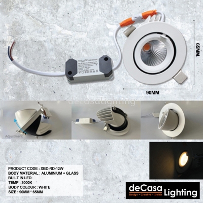 LED ELEPHANT TRUNK EYEBALL (XBD-RD-12W)