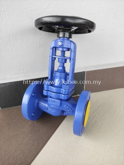 BELLOW SEALED GLOBE VALVE FLANGE END