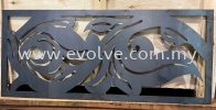 Mild Steel 6mm Decorative Panel Laser Cut To Size. Laser Cut