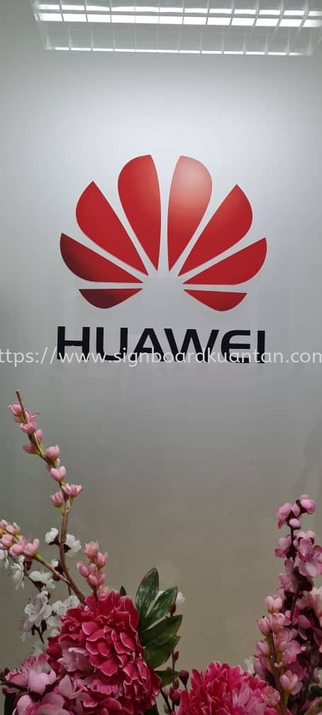 HUAWEI 3D ACRYLIC LETTERING-LASER CUT OUT LETTERING AT JELUTONG PENANG MALAYSIA