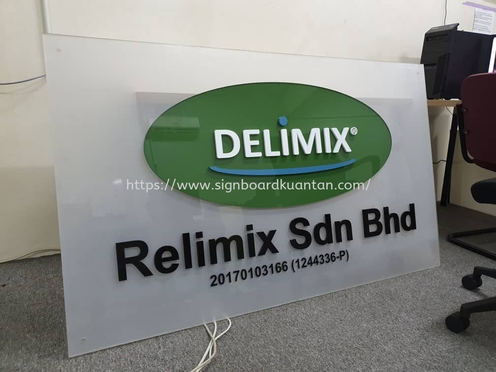 RELIIMX SDN BHD 3D ACRYLIC LETTERING-LASER CUT OUT LETTERING AT LIPIS PAHANG MALAYSIA