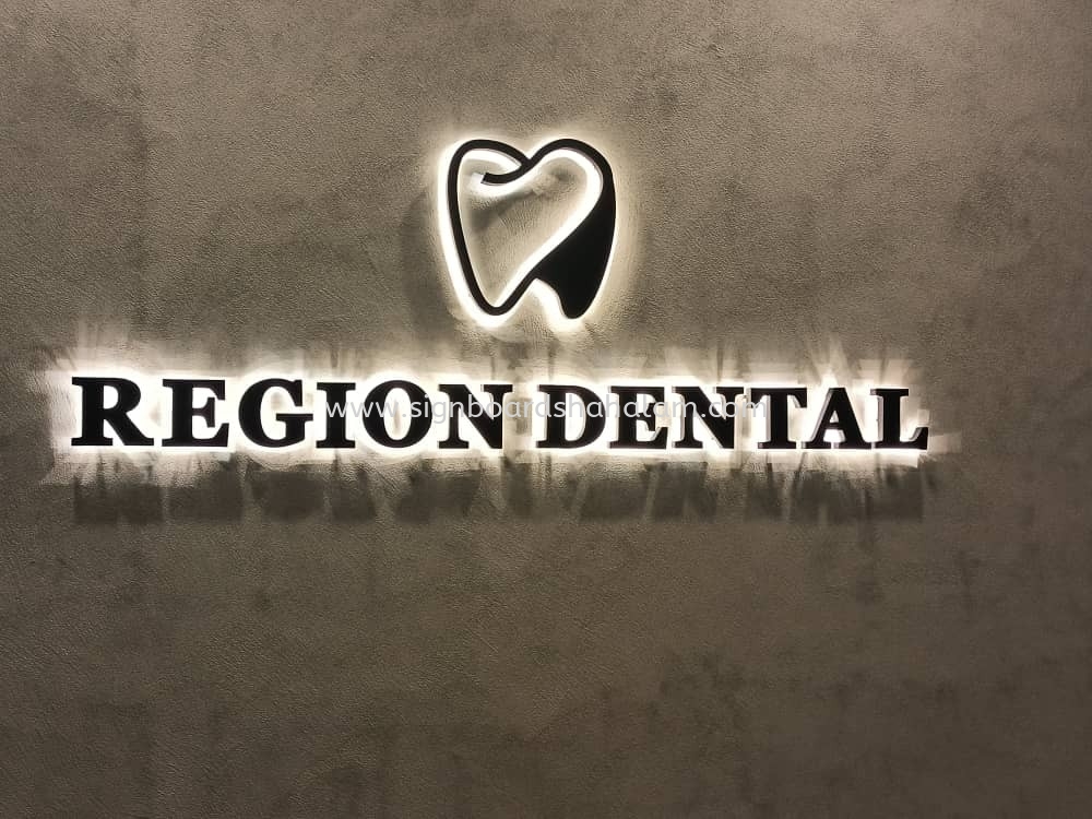 Region Dental - 3D LED Backlit Signage