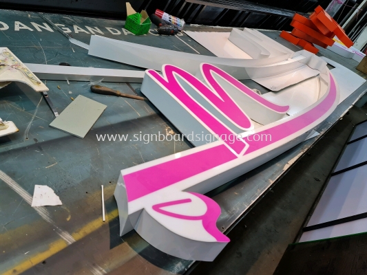 Signboard Mesra# Mesra Signage# 3D LED Frontlit# Petrol Station Signboard# Petronas New Sign # 3D Box Up # Aluminum Signboard