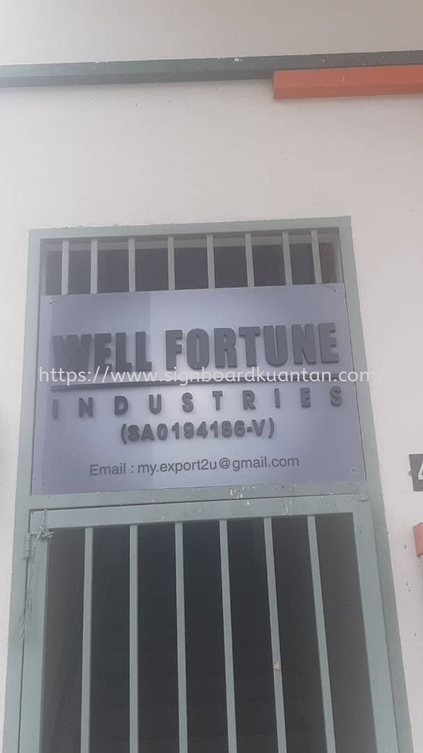 WELL FORTUNE INDUSTRIES 3D ACRYLIC POSTER FRAME AT KEMAMAN TERENGGANU MALAYSIA