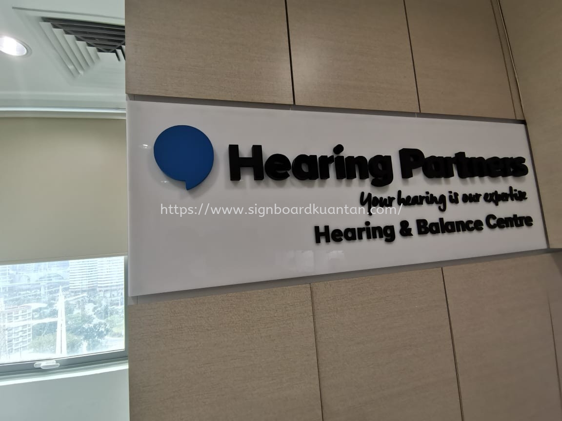 HEARING PARTNERS 3D ACRYLIC POSTER FRAME AT DUNGUN TERENGGANU MALAYSIA