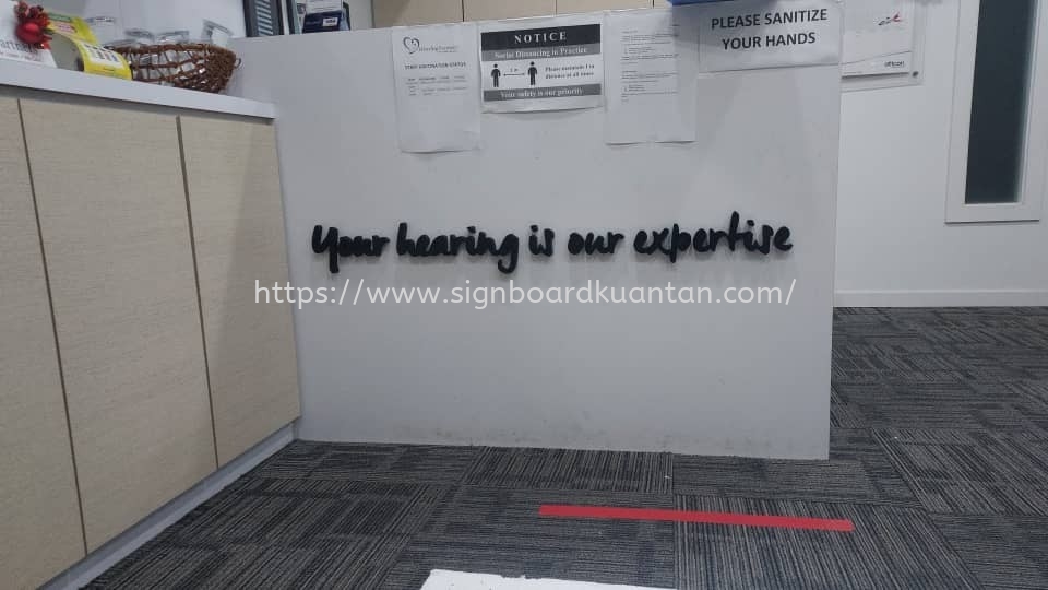 HEARING PARTNERS 3D ACRYLIC POSTER FRAME AT DUNGUN TERENGGANU MALAYSIA