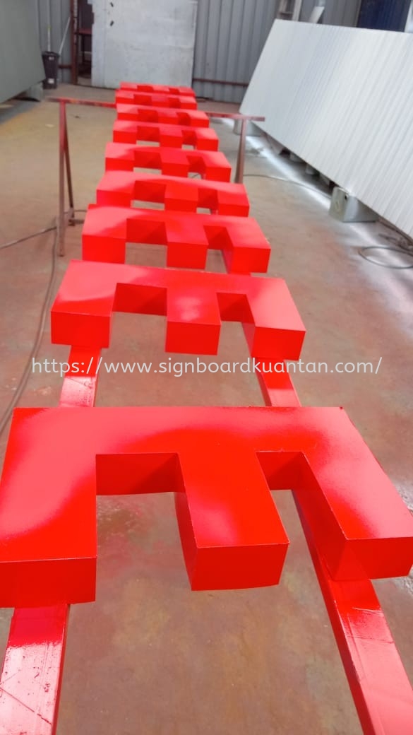 X.E.1. 3D BOX UP LETTERING AT KUALA TEMBELING JERANTUT PAHANG MALAYSIA