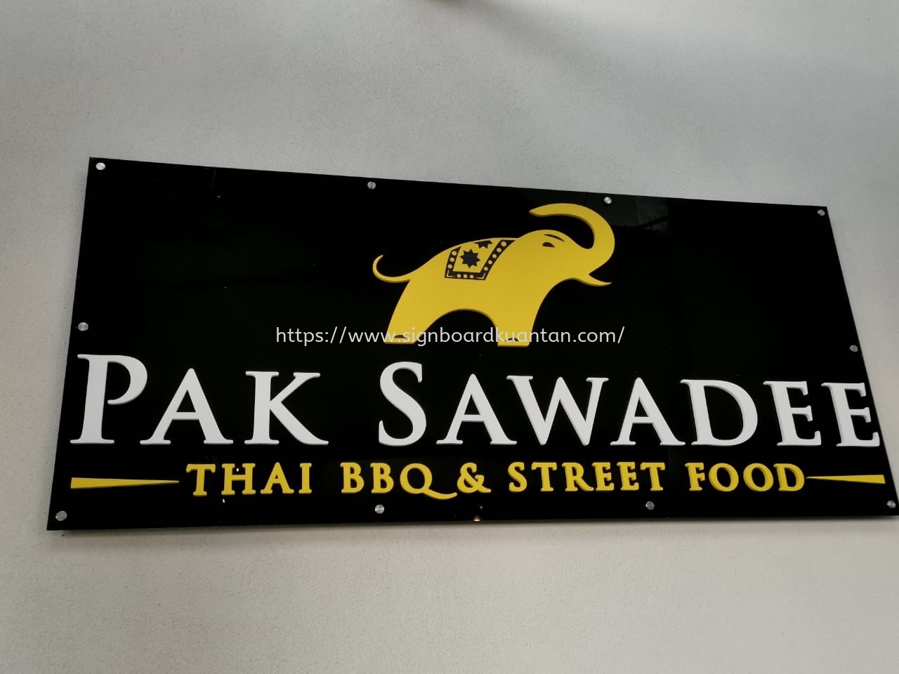 PAK SAWADEE ACRYLIC POSTER FRAME AT TANJUNG MALIM MUALLIM PERAK MALAYSIA