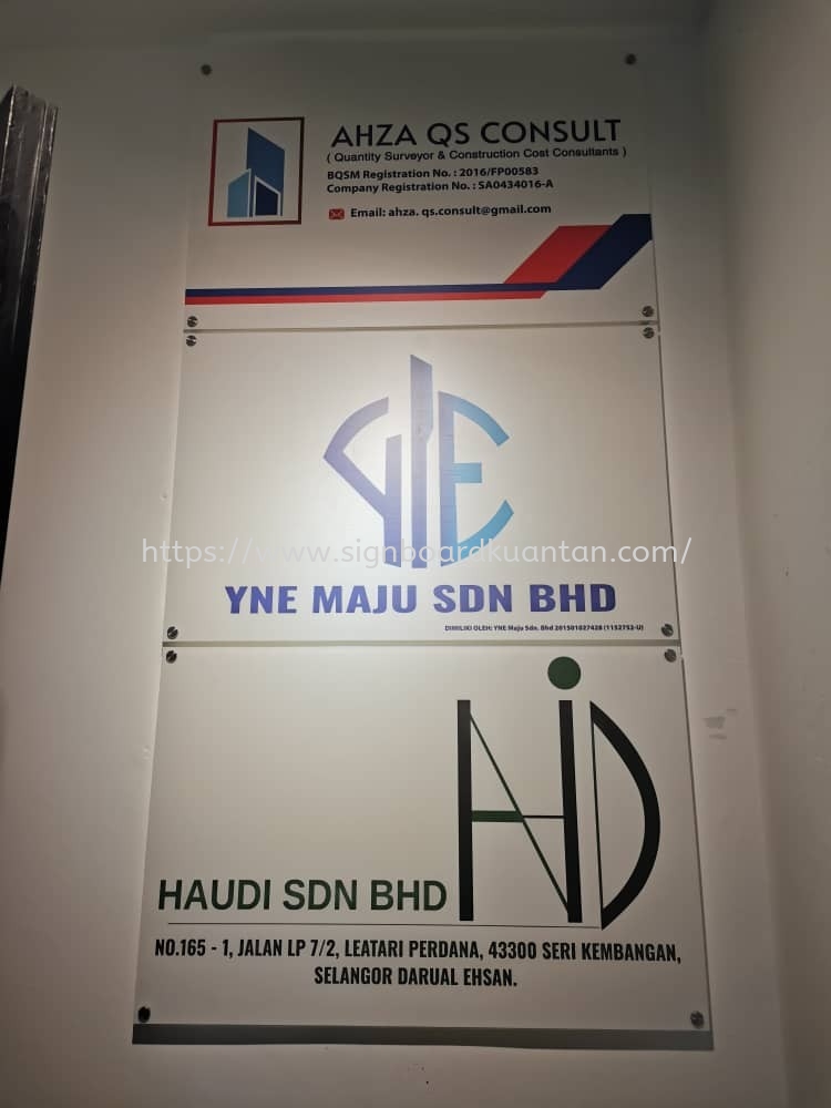 YNE MAJU SDN BHD ACRYLIC POSTER FRAME AT BATU GAJAH KINTA PERAK MALAYSIA