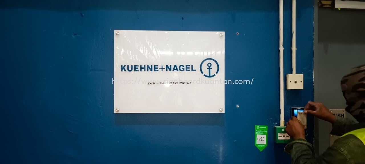 KUEHNE+NAGEL ACRYLIC POSTER FRAME AT BAGAN SERAI KERIAN PERAK MALAYSIA