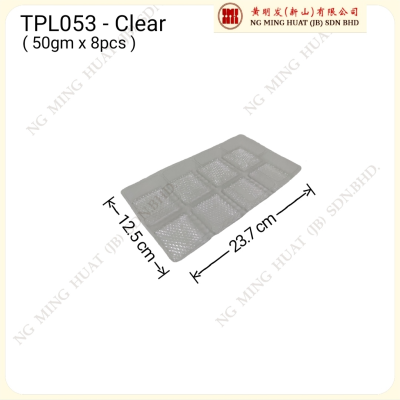TPL053-Clear  Moon Cake Tray