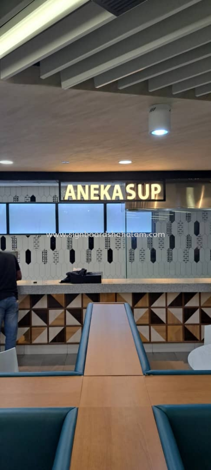 Aneka Sup - Indoor 3D Box Up LED Fronlit Signage 