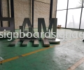 Aluminum Box Up # Landed Sign# 3D Box Up Led Signboard# IJM Land # Gamuda Aluminum Box up Letters and logo