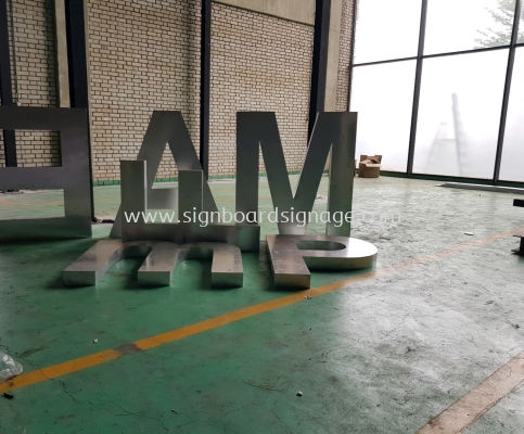 Aluminum Box Up # Landed Sign# 3D Box Up Led Signboard# IJM Land # Gamuda