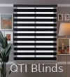 Zebra Blinds - Black Classic Zebra Blinds